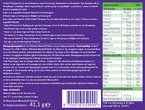 Femibion menopause plus Tabletten 2x30 St femibion