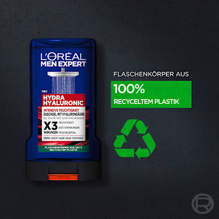 Duschgel Hydra Hyaluronic L'ORÉAL PARiS MEN EXPERT
