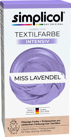 flüssige Textilfarbe Intensiv Miss Lavendel Simplicol