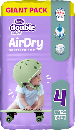 double care AirDry pelene 4 (8 – 14 kg) Violeta