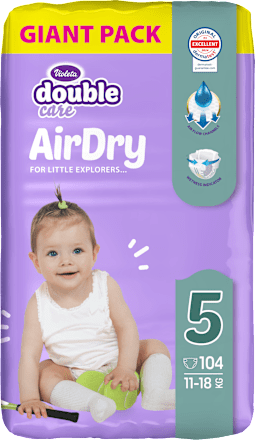 double care AirDry pelene 5 (11 – 18 kg) Violeta