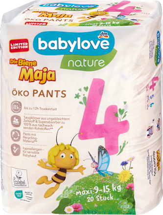 Hlačne plenice maxi 4, 9–15 kg babylove