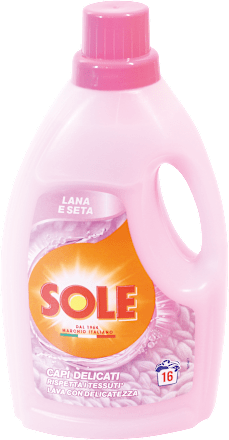 Detersivo per delicati, lana e seta SOLE