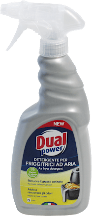 Detergente per friggitrici ad aria Dual power
