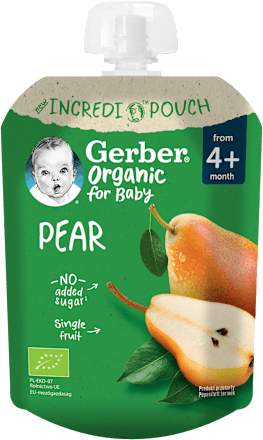 Mus owocowy gruszka po 4. miesiącu życia Gerber Organic