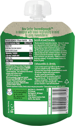 Mus owocowy gruszka po 4. miesiącu życia Gerber Organic