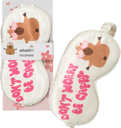 Schlafmaske Don't Worry Be Cappy ebelin