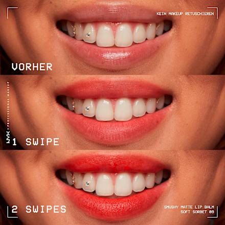 Lippenbalsam Smushy Matte 09 Soft Sorbet NYX PROFESSIONAL MAKEUP