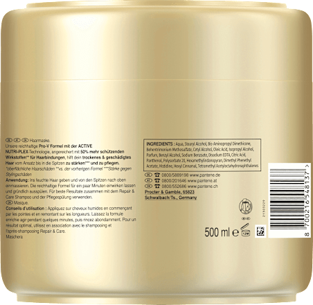 Haarmaske Repar & Care Keratin PANTENE PRO-V