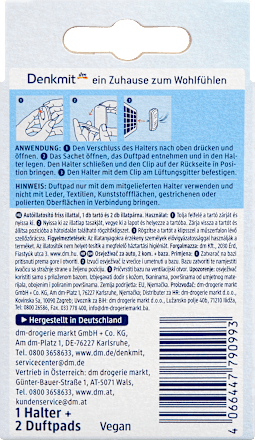 Lufterfrischer Auto Deo Sensual Fresh Denkmit