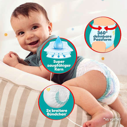 Baby Pants Baby Dry Gr. 8 Extra Large (19+ kg) Monatsbox Pampers