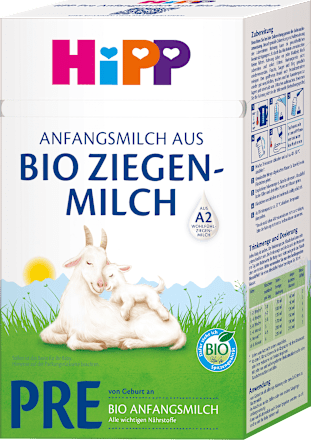 BIO počáteční mléčná kojenecká výživa 1 kozí 0m HiPP