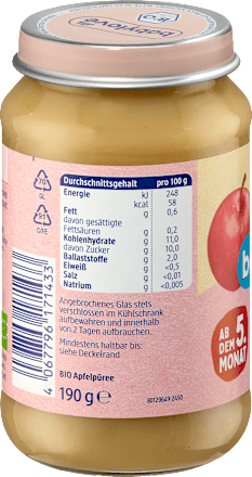 EKO kašica – jabuka, 5+ mj. babylove