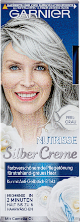 Nutrisse Silber Creme Farbverschönernde Pflegetönung - Perlgrau GARNIER NUTRISSE