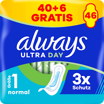 Binden Ultra Days 1 Normal Giga Pack always