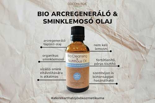 Arcregeneráló és sminkeltávolító olaj Coconutoil Cosmetics
