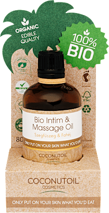 Bio intim- és masszázsolaj, szegfűszeg és fahéj Coconutoil Cosmetics
