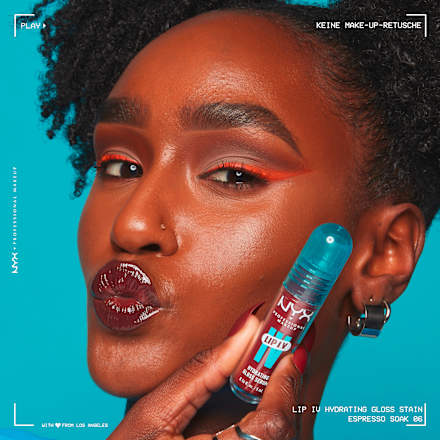 Lipgloss Lip IV Gloss Stain 12 Burst That Tang! NYX PROFESSIONAL MAKEUP
