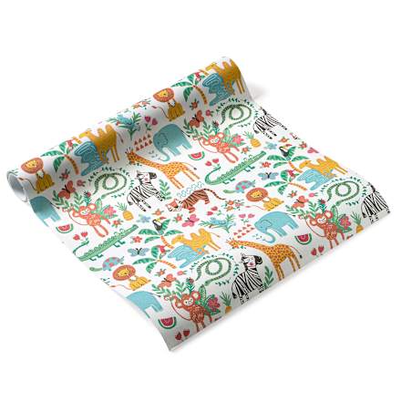 Geschenkpapier "Dschungel", Kurzrolle Profissimo