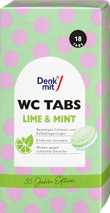 WC tablety limetka a mäta Denkmit