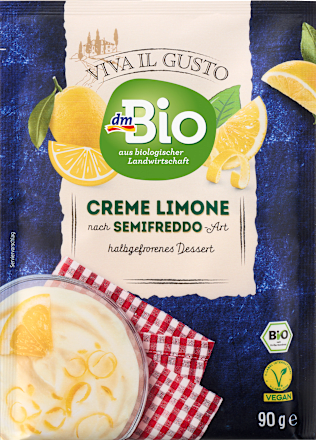 Bio kremni desert z okusom limone dmBio