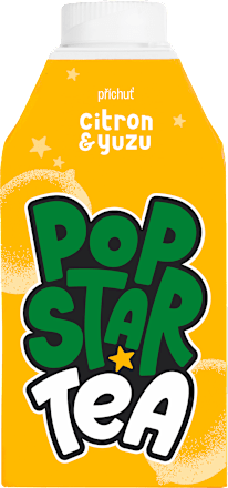 ledový čaj s příchutí citron & yuzu POPSTAR Tea