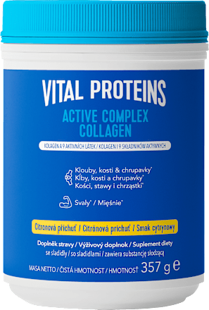 Active Complex Collagen s příchutí citrón VITAL PROTEINS