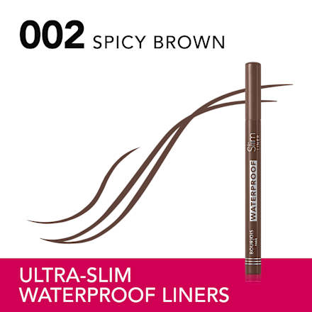 Slim Liner vodootporni tuš za oči – 02 Brown BOURJOIS PARIS