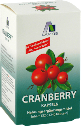 Avitale Cranberry 400mg Kapseln 240 St avitale