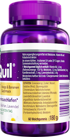 WICK ZzzQuil Gute Nacht Weichgummis Mango & Banane Geschmack 60 St WICK ZzzQuil