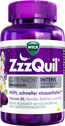 WICK ZzzQuil Gute Nacht Intens Weichgummies, Waldfruchtgeschmack 60 St WICK ZzzQuil
