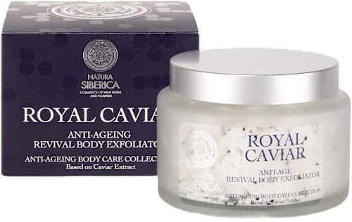 Natura Siberica Anti-Age piling za tijelo Royal Caviar  organic shop