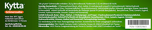 Kytta Schmerzsalbe 350 mg/g Creme mit Beinwellwurzel-Fluidextrakt Kytta