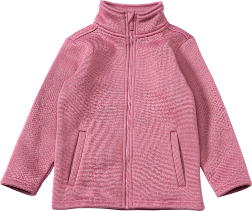 Jacke aus Strickfleece, rosa, Gr. 122 PUSBLU