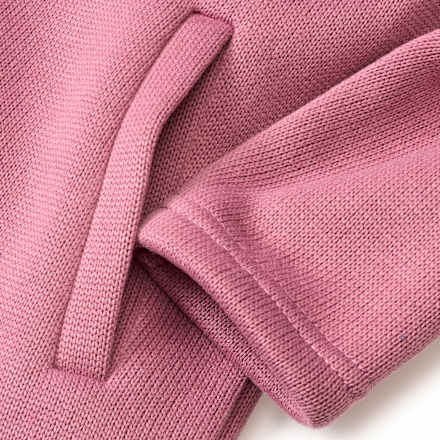 Jacke aus Strickfleece, rosa, Gr. 128 PUSBLU