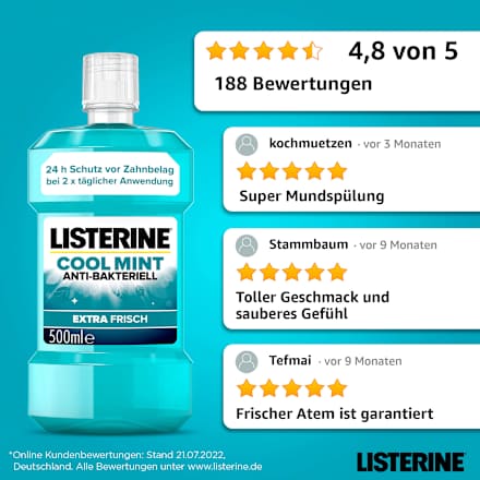 Mundspülung Cool Mint Listerine