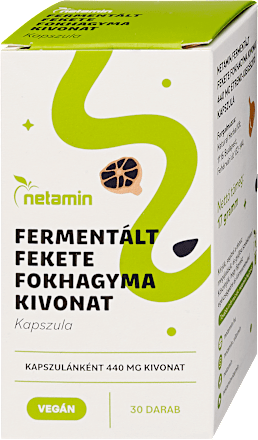 Fermentált fekete fokhagyma kivonat netamin
