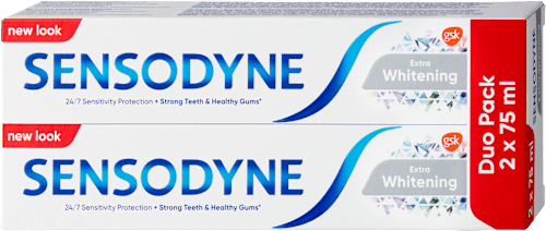 Extra Whitening pasta duo pack 2x75ml Sensodyne