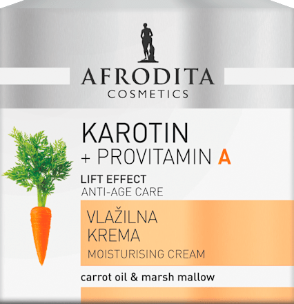 Vlažilna krema KAROTIN AFRODITA