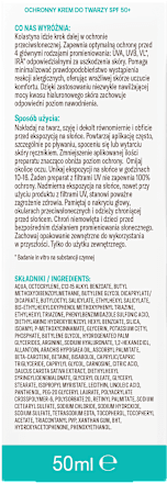 Krem ochronny do twarzy SPF 50+ Wrażliwa skóra  Kolastyna Sun