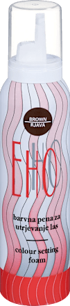 Barvna pena za utrjevanje las Rjava EHO