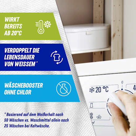 Fleckenentferner Pulver Powerweiß Vanish Oxi Action