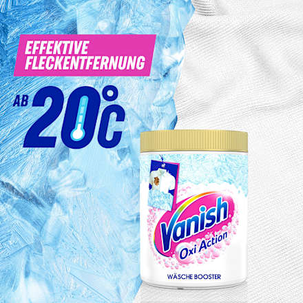 Fleckenentferner Pulver Powerweiß Vanish Oxi Action