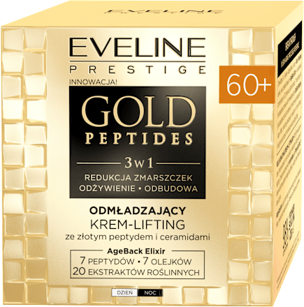Krem-lifting odmładzający 60+Gold Peptides EVELINE COSMETICS