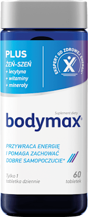 Suplement diety dla osób aktywnych, niwelujący zmęczenie, tabletki  BODYMAX