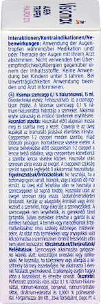 Szemcsepp 0,1% hialuronsavval Visiomax
