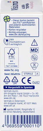 Augentropfen mit 0,1% Hyaluron VISIOMAX