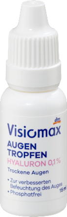 Szemcsepp 0,1% hialuronsavval Visiomax