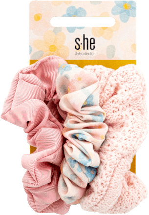 Scrunchie-Set in sommerlichen Farben s-he stylecollection