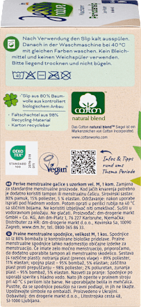 nature menstruační kalhotky Leo, velikost M Jessa